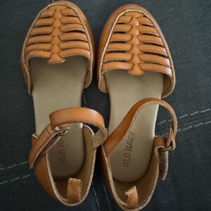 Old Navy Tan Leather Sandals